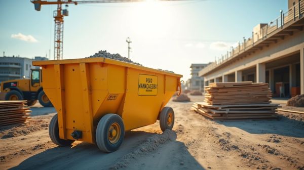 Comment bien choisir sa location de benne chantier pour eviter les déchets