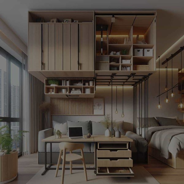 Quels meubles multifonctionnels pour maximiser l'espace dans un studio urbain ?