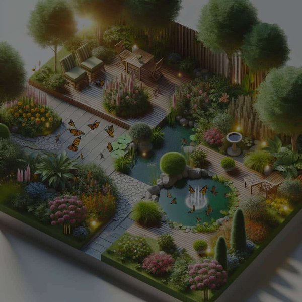 Comment concevoir un espace extérieur qui encourage la biodiversité tout en étant esthétique ?